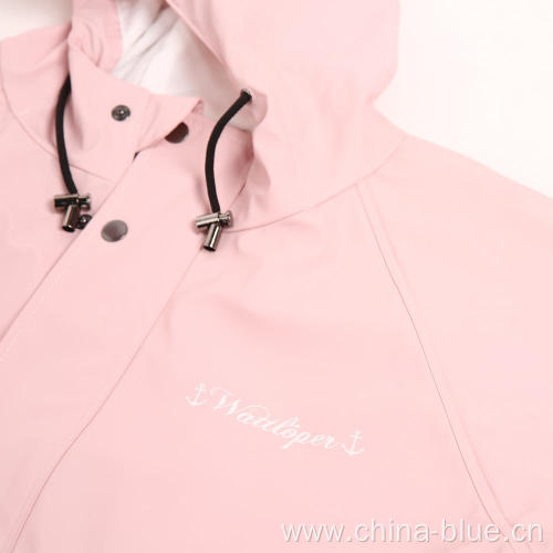 Ladies over rain coated jacket